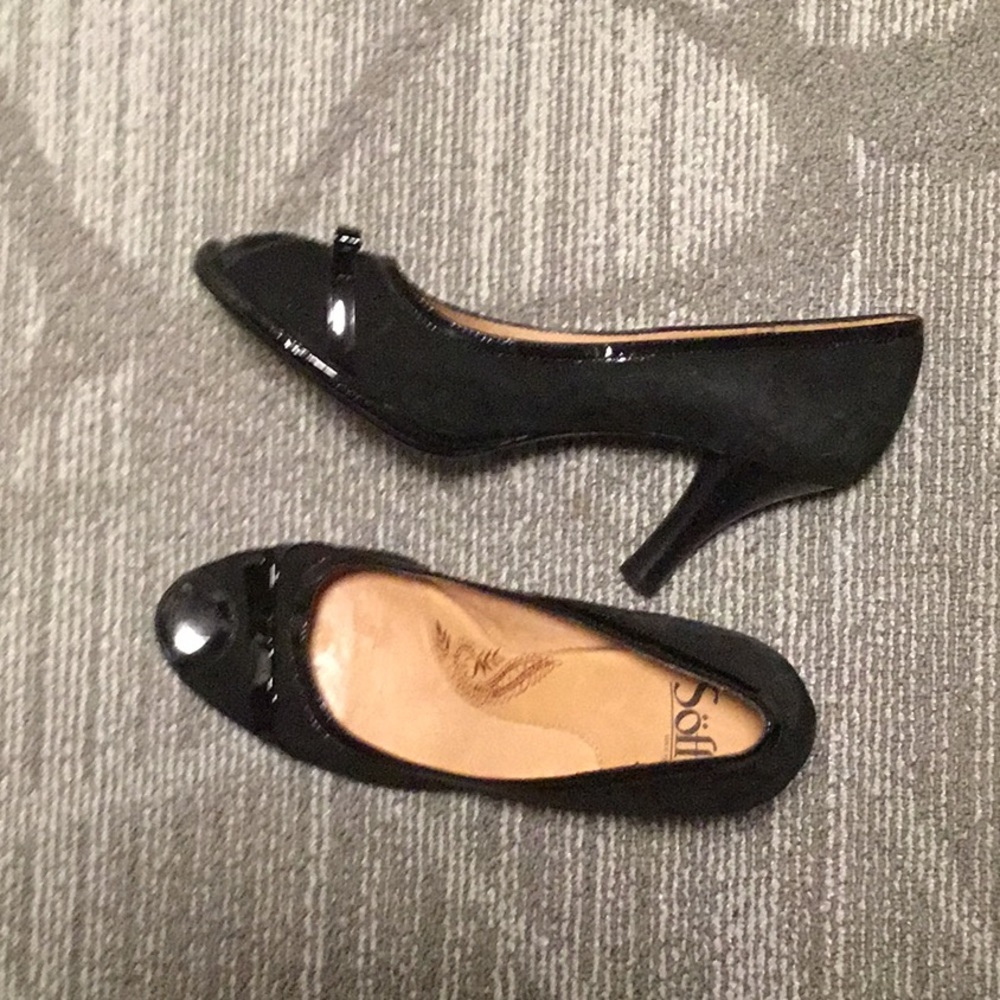 Black 3-4inch heel
